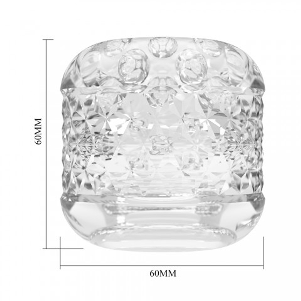 Мастурбатор с текстурированным каналом Cole прозрачный