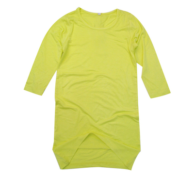 Туника детская однотонная с рукавом 3/4