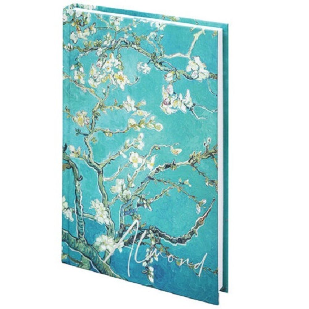 Записная книжка А5, 80л, обл. твёрдая, выб.лак, Staff Ван Гог