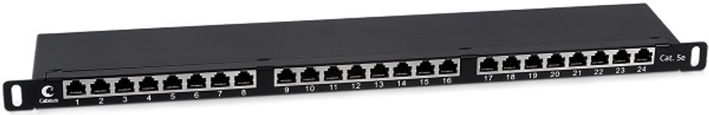 Патч-панель  Cabeus PLHD-24-Cat.5e-SH-Dual-0,5U