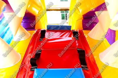 Коммерческий батут «Белый клык» с немеханизированной головой, размер 6*5*2,9 м.