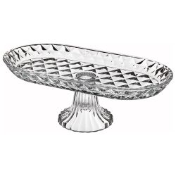 БЛЮДО НА НОЖКЕ ОВАЛЬНОЕ 33Х16Х12 СМ