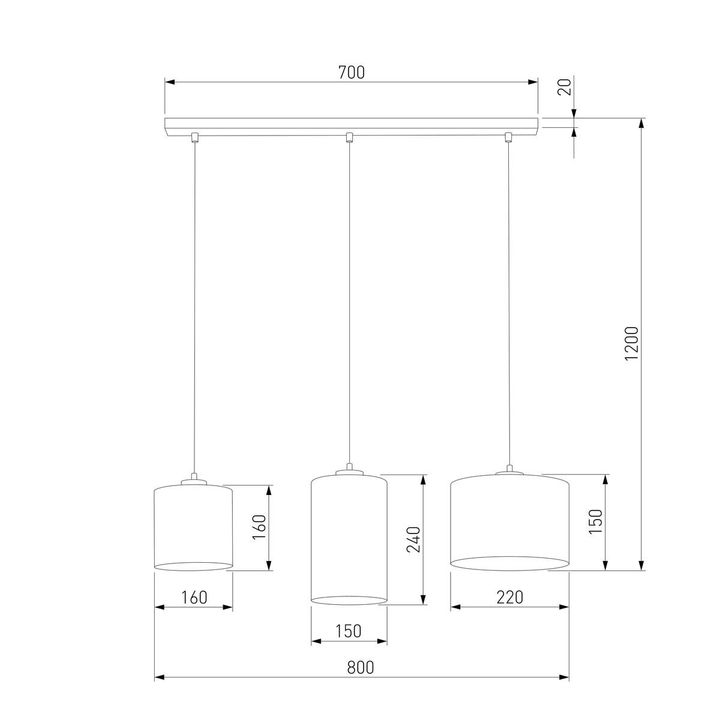 Подвесной светильник TK Lighting 4954 Juta