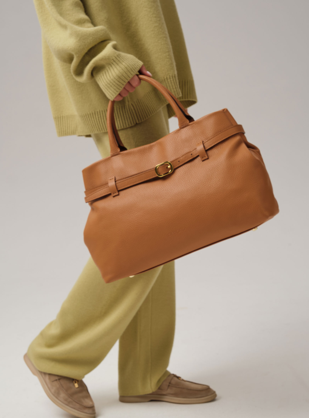 Сумка Deboro 31149 коричневый лист