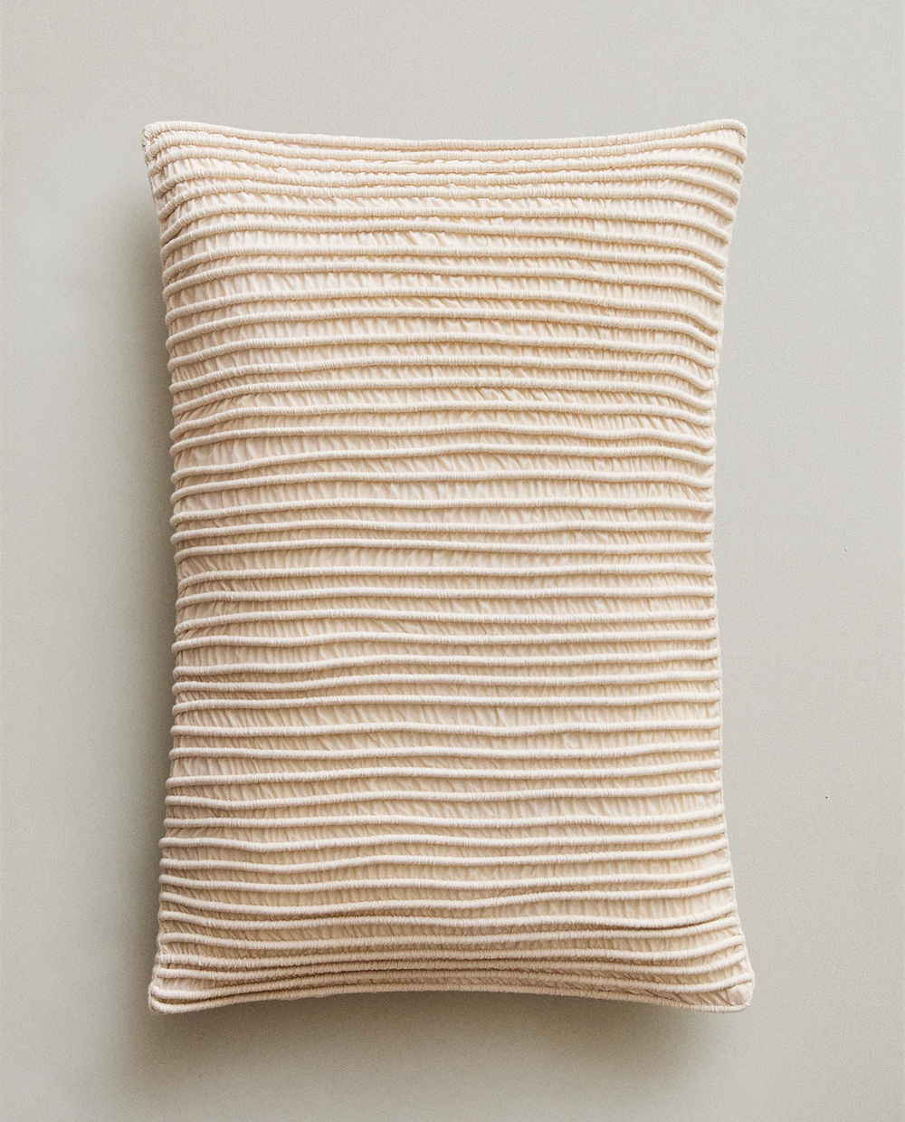 Zara Home наволочка декоративная из хлопка, экрю, 40x60 см · 6362/008