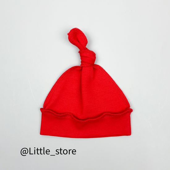 Шапочка хлопковая Красная