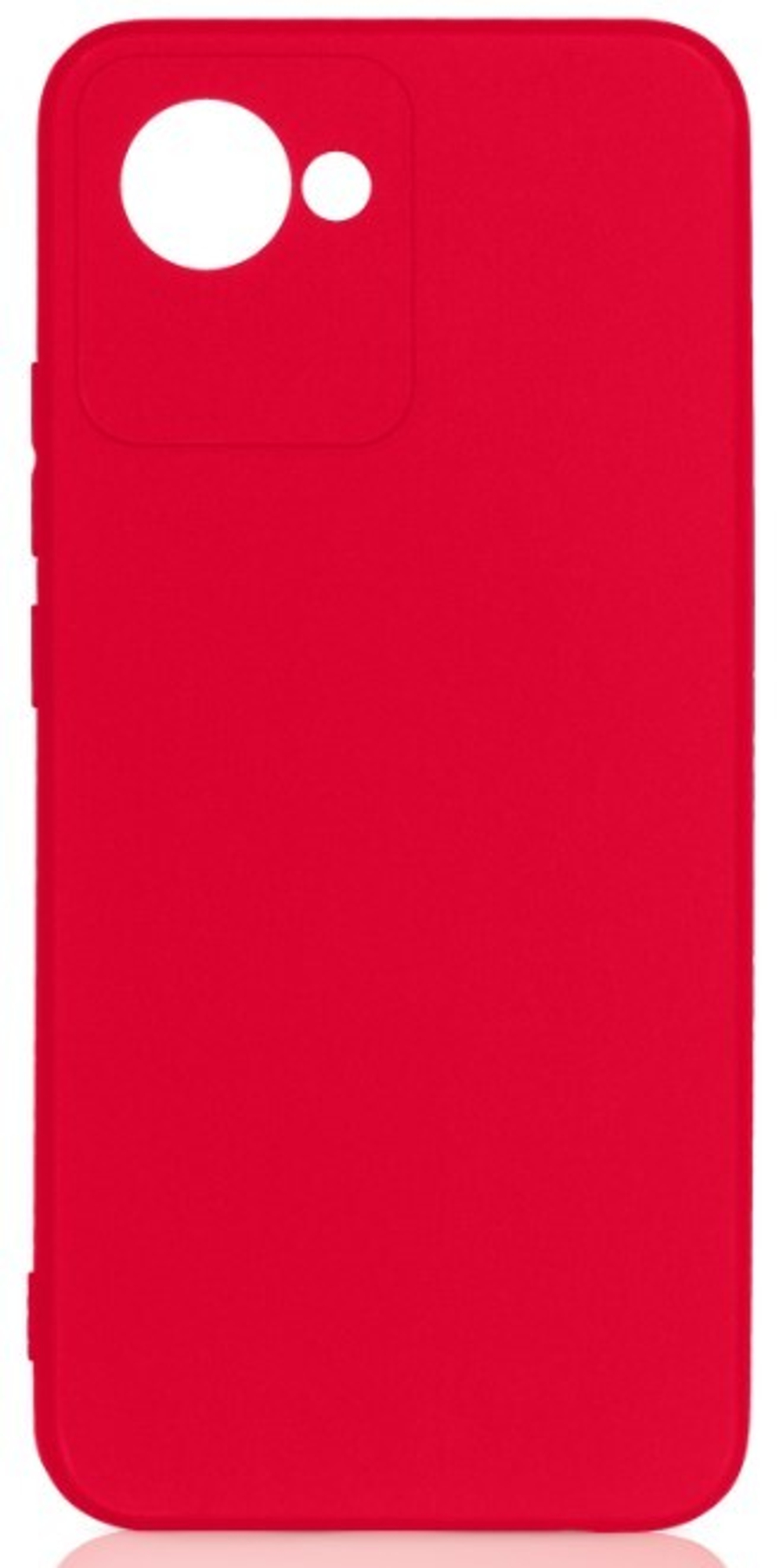 Силиконовый чехол для Realme C30/Narzo 50i Prime red DF
