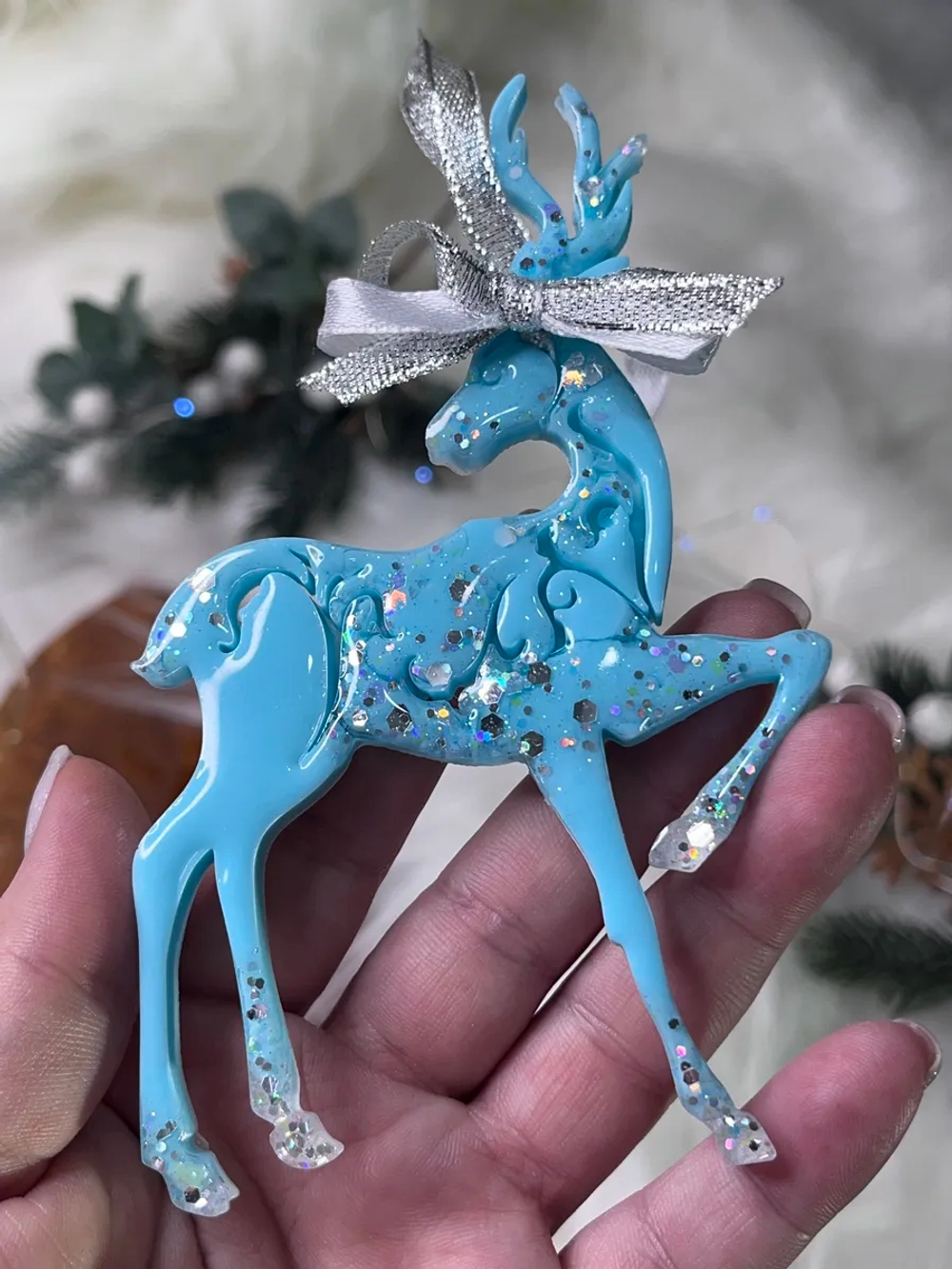 Новогодняя елочная игрушка Олень