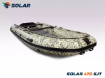 Лодка надувная моторная solar-470 super jet tunnel