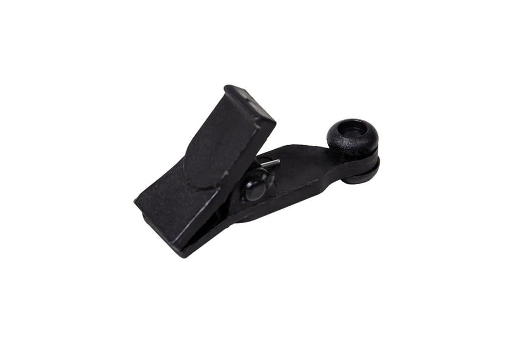 черный ЗАЖИМ шторный на потолочный карниз (20шт) в упак.