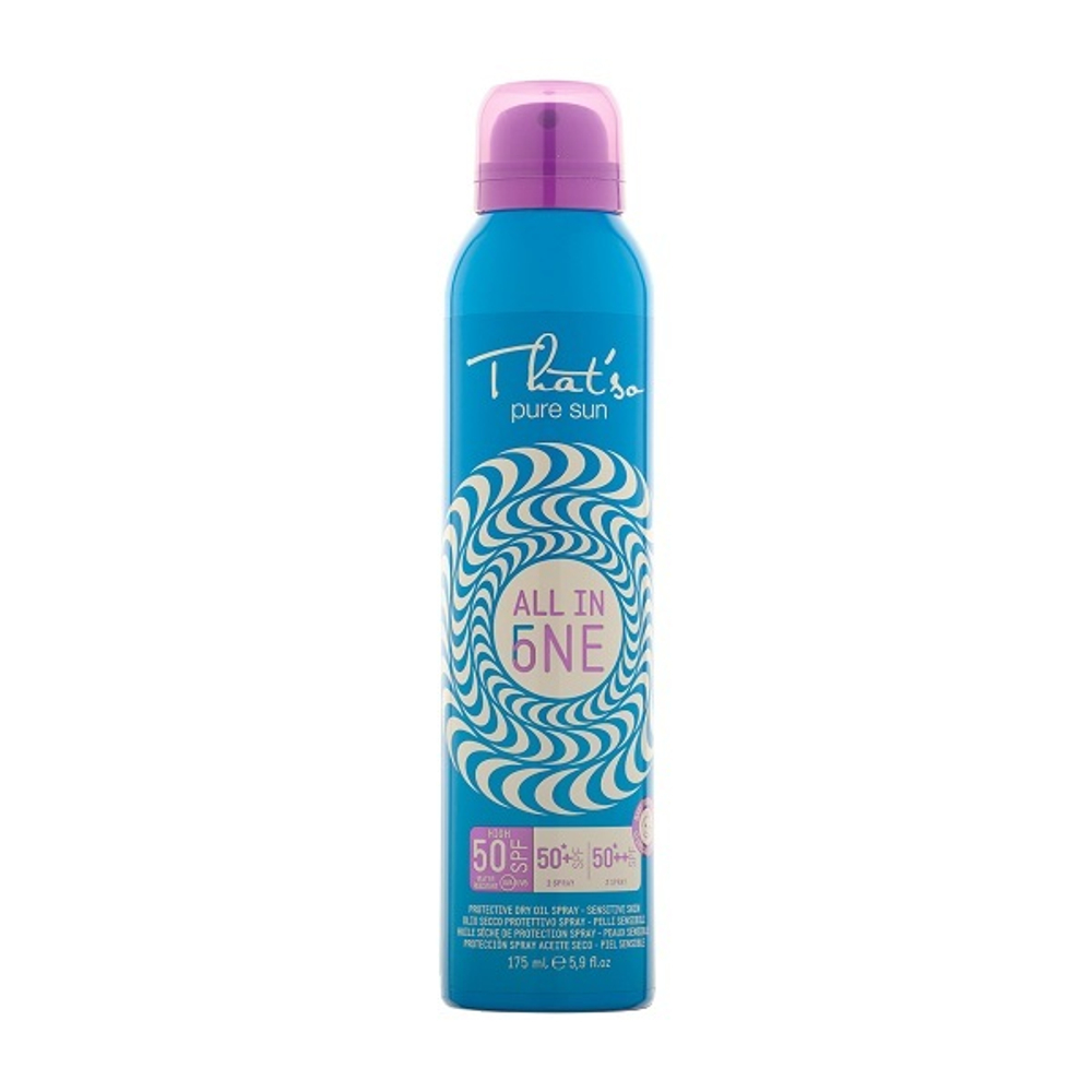Универсальный солнцезащитный спрей SPF50/50+/50++ That'So All in One Sunscreen Spray Plus 175мл
