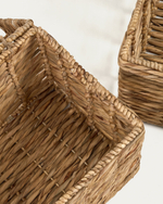 Xuliana Набор из 2-х корзин из натурального волокна с натуральной отделкой