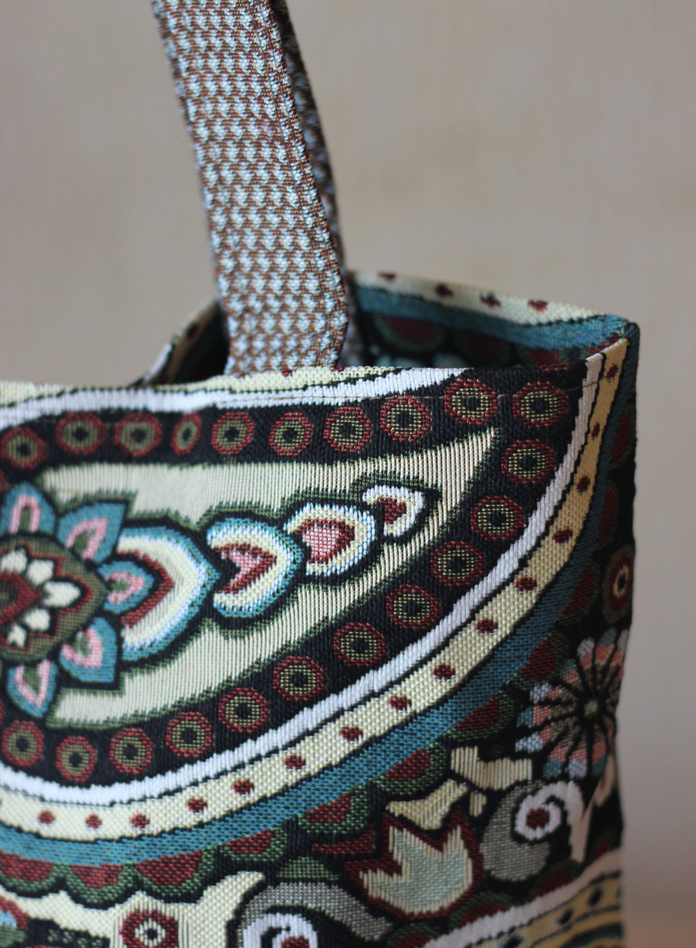 Гобеленовая сумка Пейсли (39х39х12)