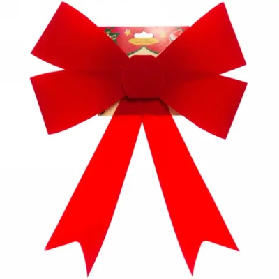 Бант на ёлку «Классика» 28*38 см, Красный