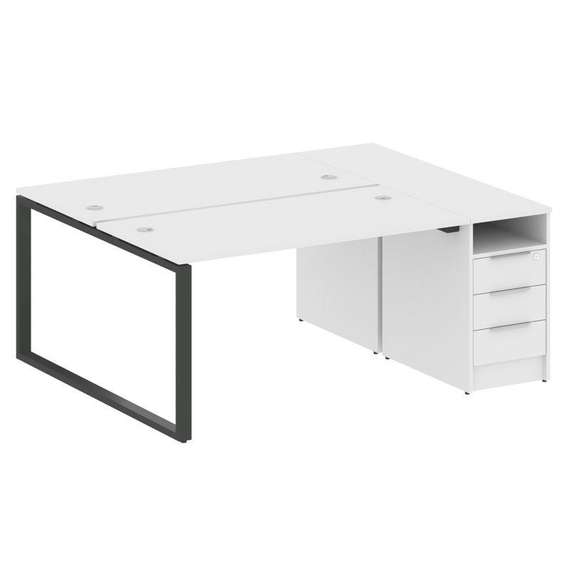 Метал Систем Рабочая станция с тумбой на О-образном м/к БО.РС-СТП-2.3