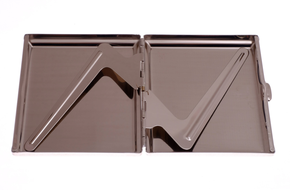 Портсигар Stoll на 18 сигарет, нержавеющая сталь