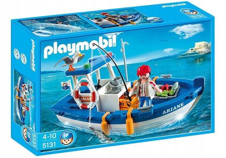 Конструктор Playmobil City Action Рыбацкая лодка 5131