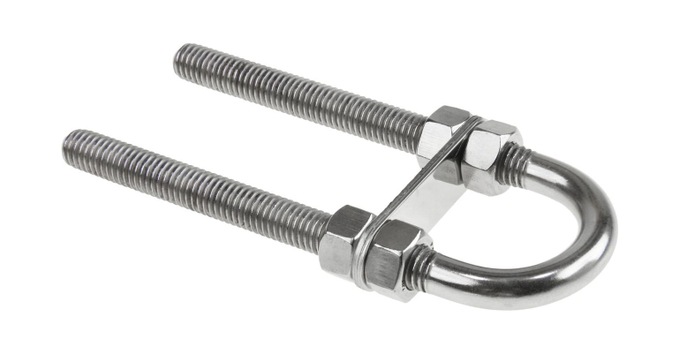 Рым-болт U-образный D13 мм, Lрез. 120 мм