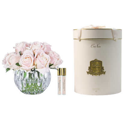 Букет ароматический Luxury Round Champagne Pink Rose Buds
