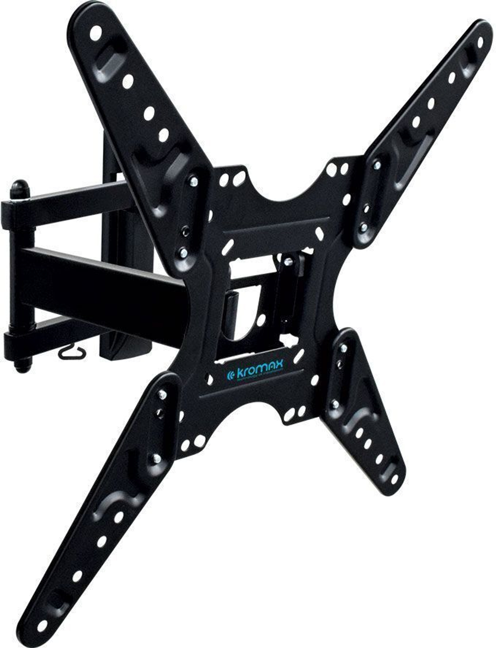 Кронштейн для телевизора Kromax OPTIMA-414 черный 20"-55" макс.30кг настенный поворотно-выдвижной и наклонный