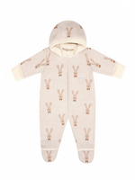 Комбинезон с капюшоном "Зайка", Экрю-бежевый