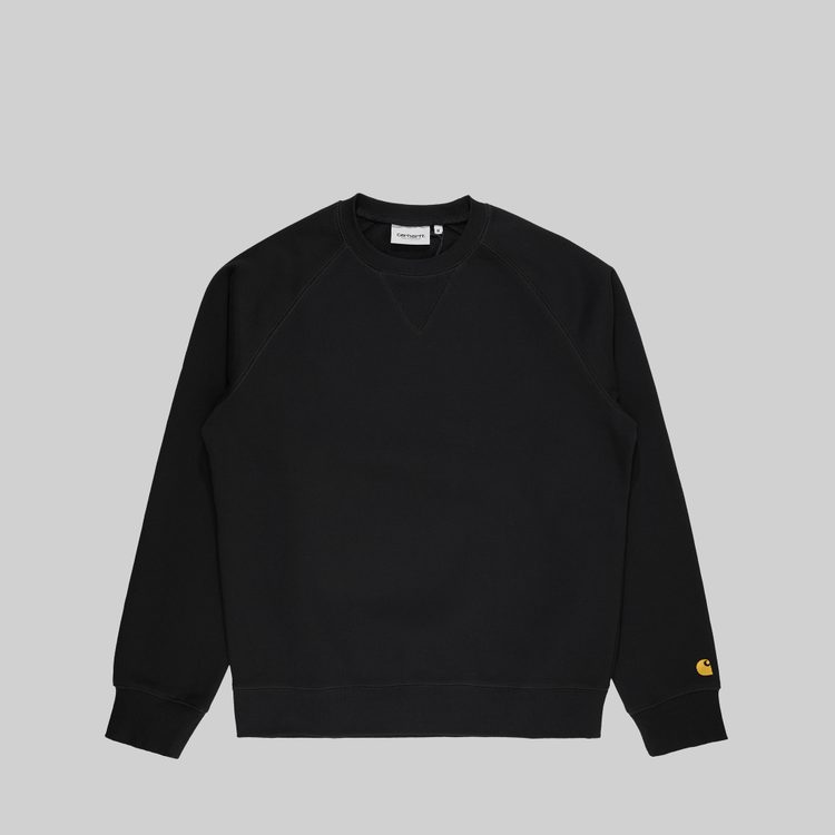 Толстовка мужская Carhartt WIP Chase 13 Oz артикул:I026383_black - купить в магазине Дайс