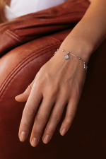 Браслет "Пика" в серебре