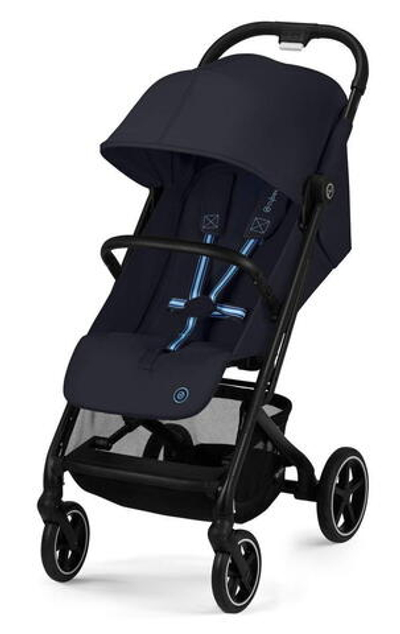 Прогулочная коляска Cybex Beezy 2024 Dark Blue с дождевиком и бампером