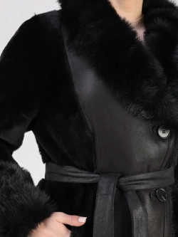 Дубленка зимняя шуба натуральная двусторонняя