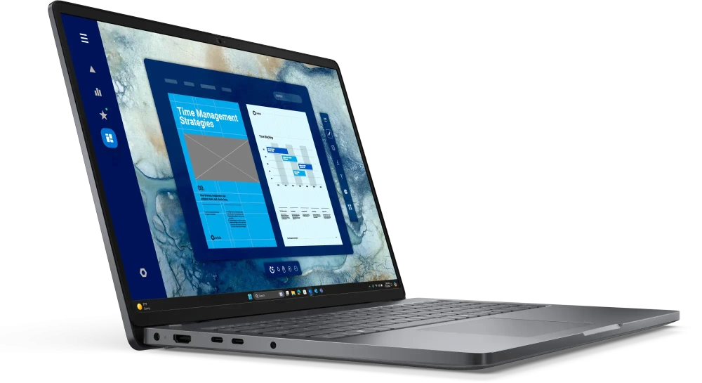 Notebook Dell/Pro 16 PC16250/Core 5/120U/1,4 GHz/16 Gb/M.2 PCIe SSD/512 Gb/No ODD/Graphics/Integrated/16 ''/1920x1200/Windows 11/Pro/64/FgrPr