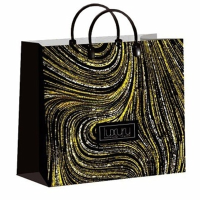 Пакет мягкий пластик 30х30 (150 мкм) "Лакшери" лам. (10/40 шт.) Интерпак