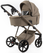 Детская коляска Adamex Delta Natura 3 в 1 DN-6-TAUPE (СЕРО-БЕЖЕВЫЙ)
