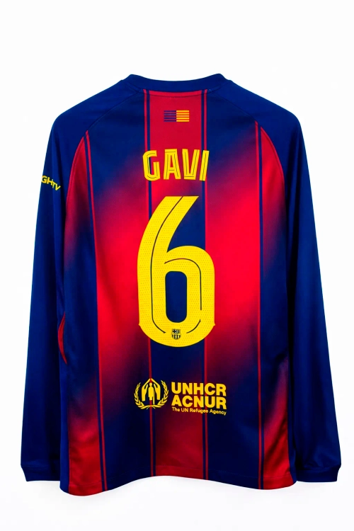 Футболка футбольная Барселона 2025/2026 Гави 6