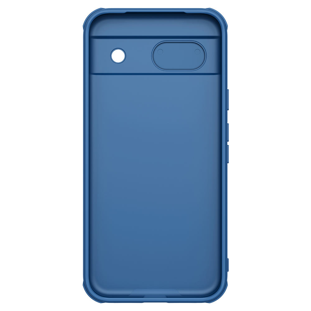 Чехол синего цвета от Nillkin с сдвижной шторкой для камеры для Google Pixel 8A, серия CamShield Pro