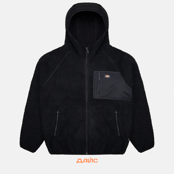 Куртка Dickies Central High Pile Hooded артикул:DK0A87NVBLK1 - купить в магазине Дайс