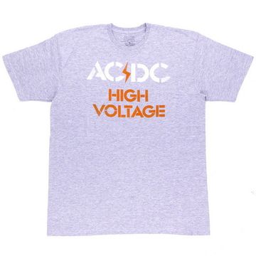 Футболка AC/DC - High Voltage (меланж)
