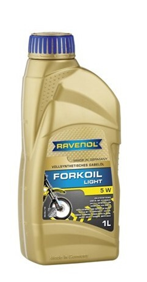Масло Ravenol Fork Oil Light 5W вилочное синтетическое гидровлическое 1л