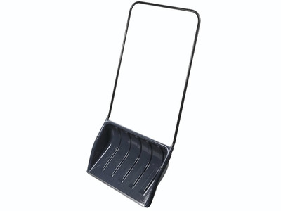 Скрепер пластиковый "Элита" 750*500мм с изогнутой алюминиевой ручкой d20мм