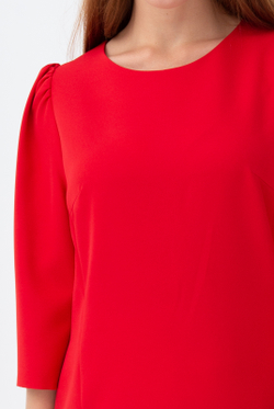 Платье женское 3567ВП, красный #89Кр053567ВП