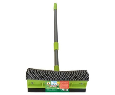 Окномойка насадка 20см черенок 95см телескопический алюминий гладкий изумруд KWL10504-16 Умничка