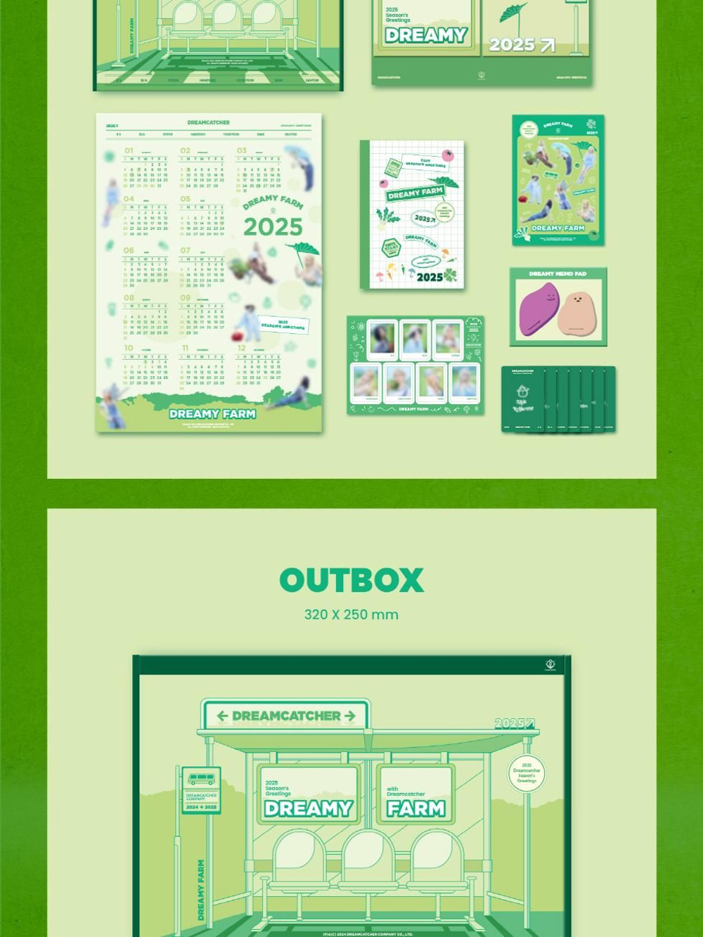 товары DREAMCATCHER - 2025 SEASON'S GREETINGS DREAMY FARM Version