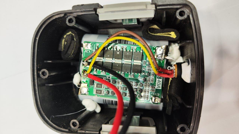 Переделка на литий аккумулятора ИНТЕРСКОЛ 1215