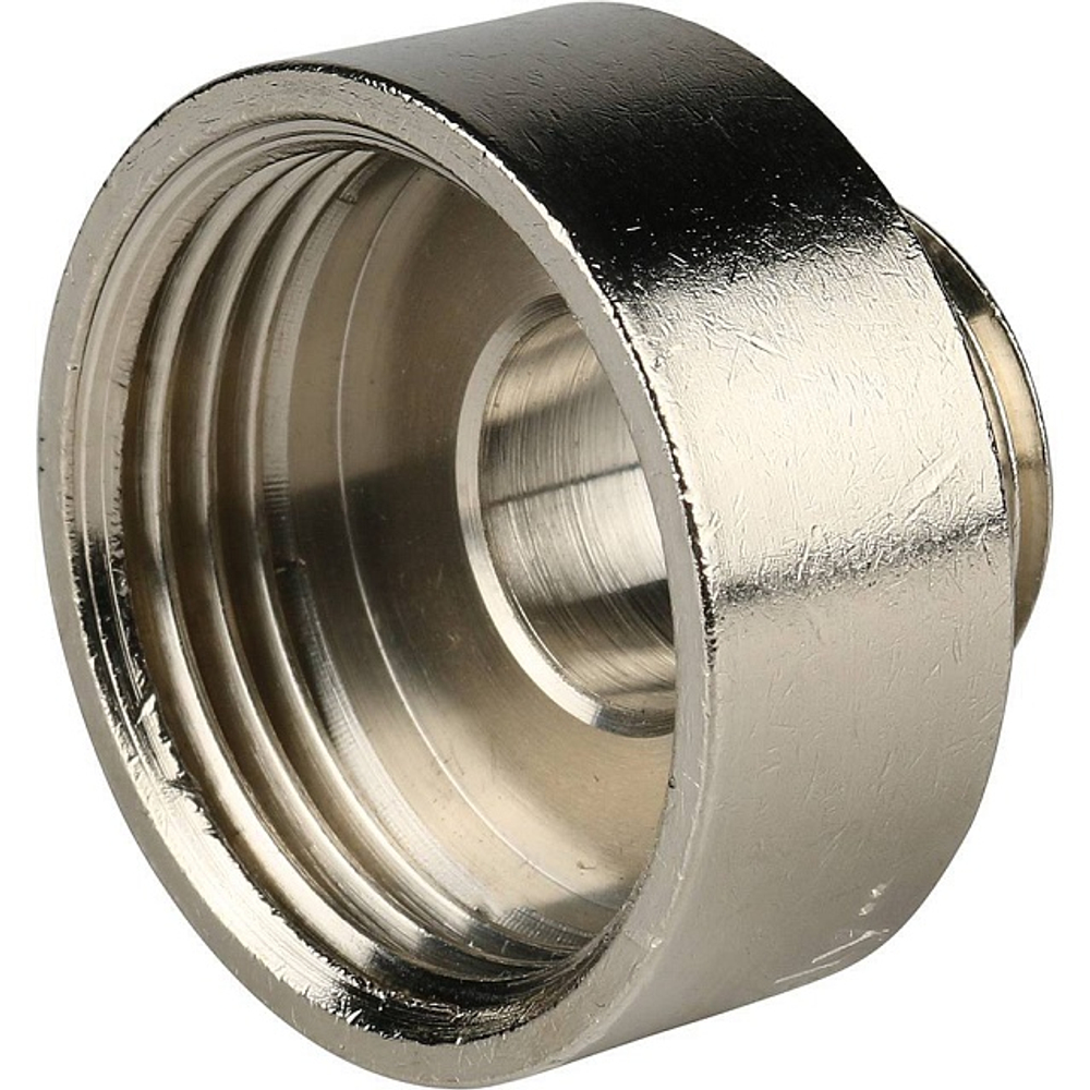 Переход с внутренней резьбы на наружную STOUT SFT 0008 - 1" x 1/2" (латунь никелированная)