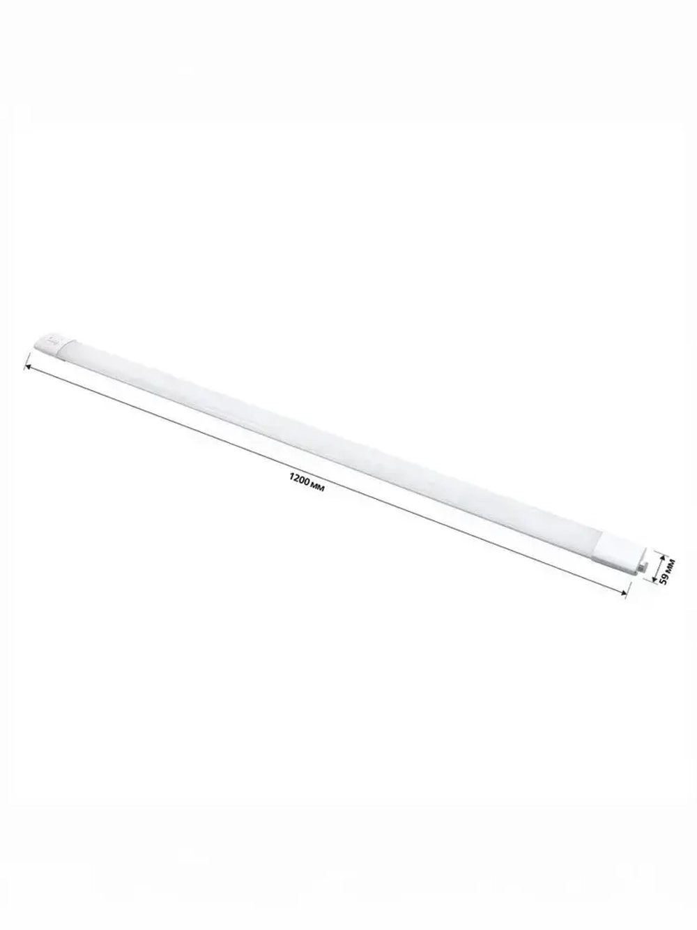 Светильник влагозащищенный линейный светодиодный уличный настенно потолочный IP65 1200мм 45W 6500K