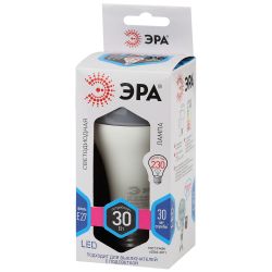 Лампа светодиодная ЭРА STD LED A65-30W-840-E27 30Вт груша нейтральный белый свет Е27 | Лампы cветодиодные Груша (A)