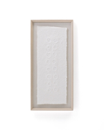 Olvin Абстрактная картина на белой бумаге с рельефным рисунком