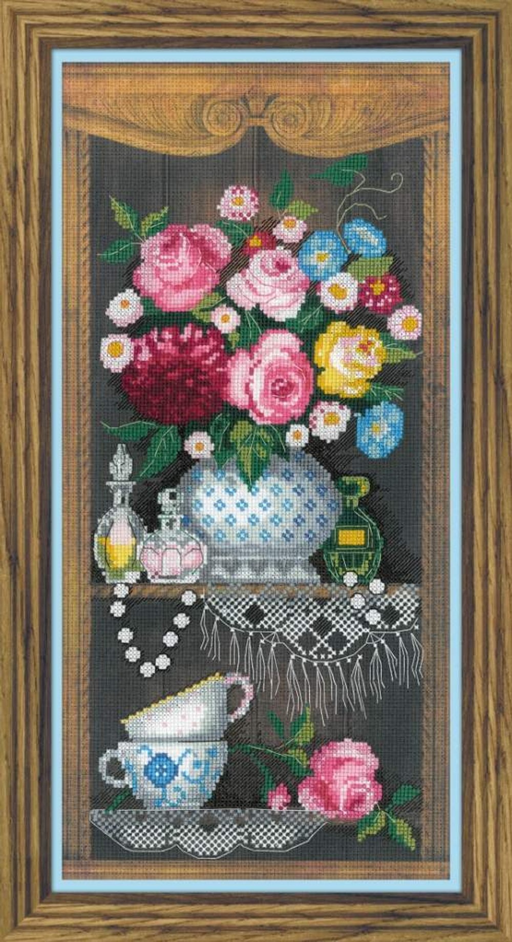 "Уютный уголок"¶ Артикул:	№0079 РТ¶Каталог:	 Каталог-приложение №33¶Нитки:	 мулине Anchor¶Цветов:	 2