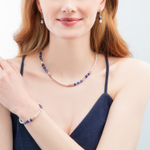 Браслет Coeur de Lion Blue Rose Gold 4354/30-0759
