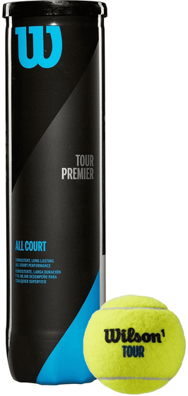 Мячи теннисные Wilson Tour Premier All Court (4 мяча в банке)