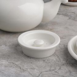 Чайник 850 мл d 15,5 см h9,5 см белый фарфор NEW P.L. Proff Cuisine [1]